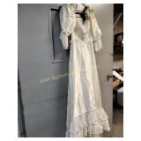 Wedding dress with train, attached. Petticoat