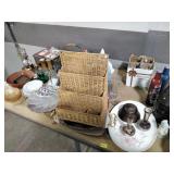 Stoneware milk bottle, candle holder, Pepsi