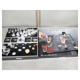 Shots and ladders game set,  set of 4 glass games