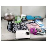 Philips portable DVD player powers on, cake