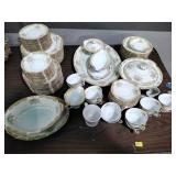 Noritake set of dishes, some chips