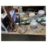 Sony headphones, Oneida glassware, Corelle