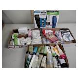 Soap, lotion, razors, tooth brushes - new in