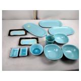World Market plates, bowls, Asian dish set,