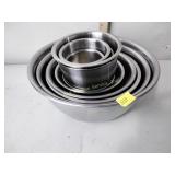 Stainless steel nesting bowls