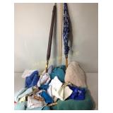 Towels, umbrellas