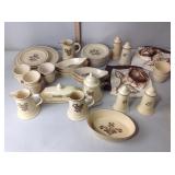 Pfaltzgraff dishes, ceramic wall decor