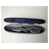 Antique spectacles in case excellent condition
