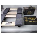 Ammo boxes 300 rounds capacity and 90 50 cal