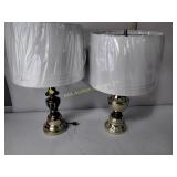 Two table lamps