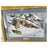 Framed picture by Hayden Lambson, secret place