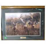 Framed picture by Hayden Lambson, the buck stops