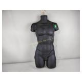 Plastic body form on hanger