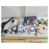 Canes,  yardstick, figurines