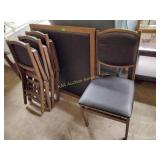 Card table and (4) folding chairs, good condition