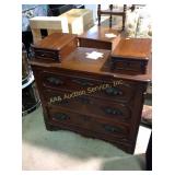 Antique chest of drawers, gloves and hats style,