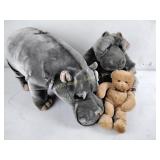 Fluffy Friends hippopotamus, Lou Rankin Thurgood,
