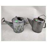 Galvanized watering cans