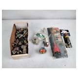 Hose couplings, thermostat, gas can spout,