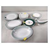 Chamber dinnerware, salad, dinner, plates, gravy