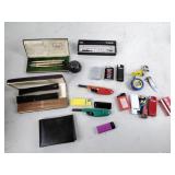 Lighters bell cowhide wallet pen sets cross