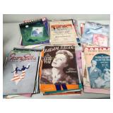 Black Americana sheet music, piano Sinatra