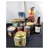 Tin assortment, including Campbell