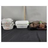 CorningWare baking dishes, assortment