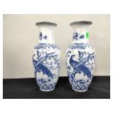 Asian style vases