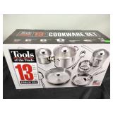 Tools of the trade 13 piece stainless steel