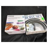 Frigidaire Glass mixing bowl set, Five piece