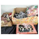 Christmas items including bows, charm illuminated