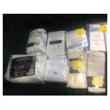 Curtain assortment, bedskirt, pillow cover, new