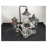 Decor including lantern candle holders, lamp