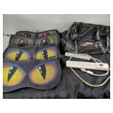 Halloween decor, live to ride duffel bag used