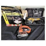 Wagner power steamer, Black and Decker scroll