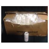 Water bottles, large amount, Viagra logo