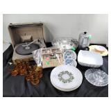 Miniature kitchen set, mustang turntable no