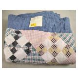Quilt 50 x 58, hand quilted