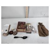 Vintage photo album with a few pictures, 1862