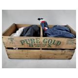 Wooden crate standard railroad container, vintage