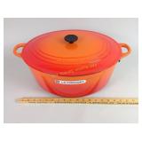 Le Creuset Enameled 15.5 Qt. Dutch Oven Flame New