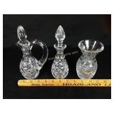 3 Waterford Crystal Pieces