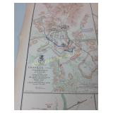 Julius Bien Litho Map Plate LXXII Civil War