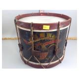 Civil War Painted Union Infantry Drum