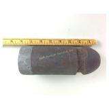 Trench Art, Military projectile, 7 1/2in tall