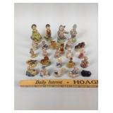 25 Wade Porcelain Nursery Rhyme Figurines