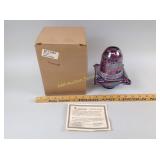 Fenton Carnival Glass Fairy Lamp NIB w/COA