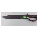 Bowie Knife, wood handle, no markings