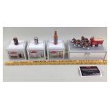 4 Midwest of Cannon Falls Porcelain Boxes Beer